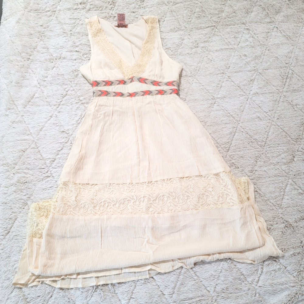 Flying Tomato Maxi Dress, Women's XS, Cream